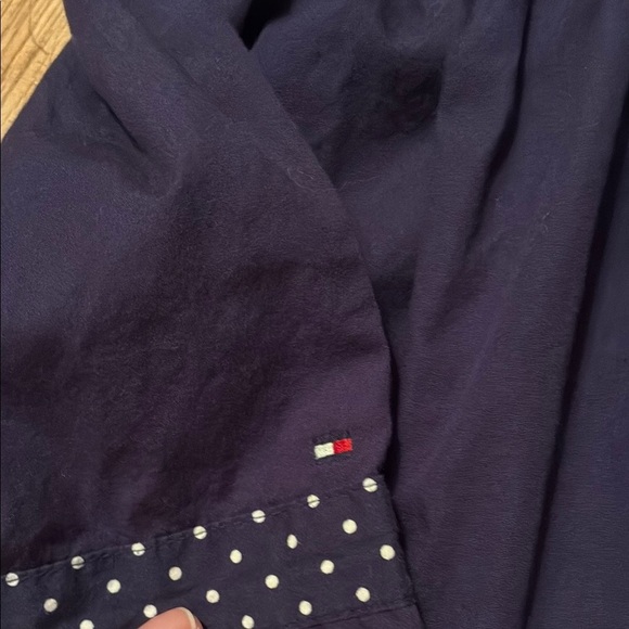 Tommy Hilfiger Striped Coral and Navy Dress Set - Picture 8 of 9